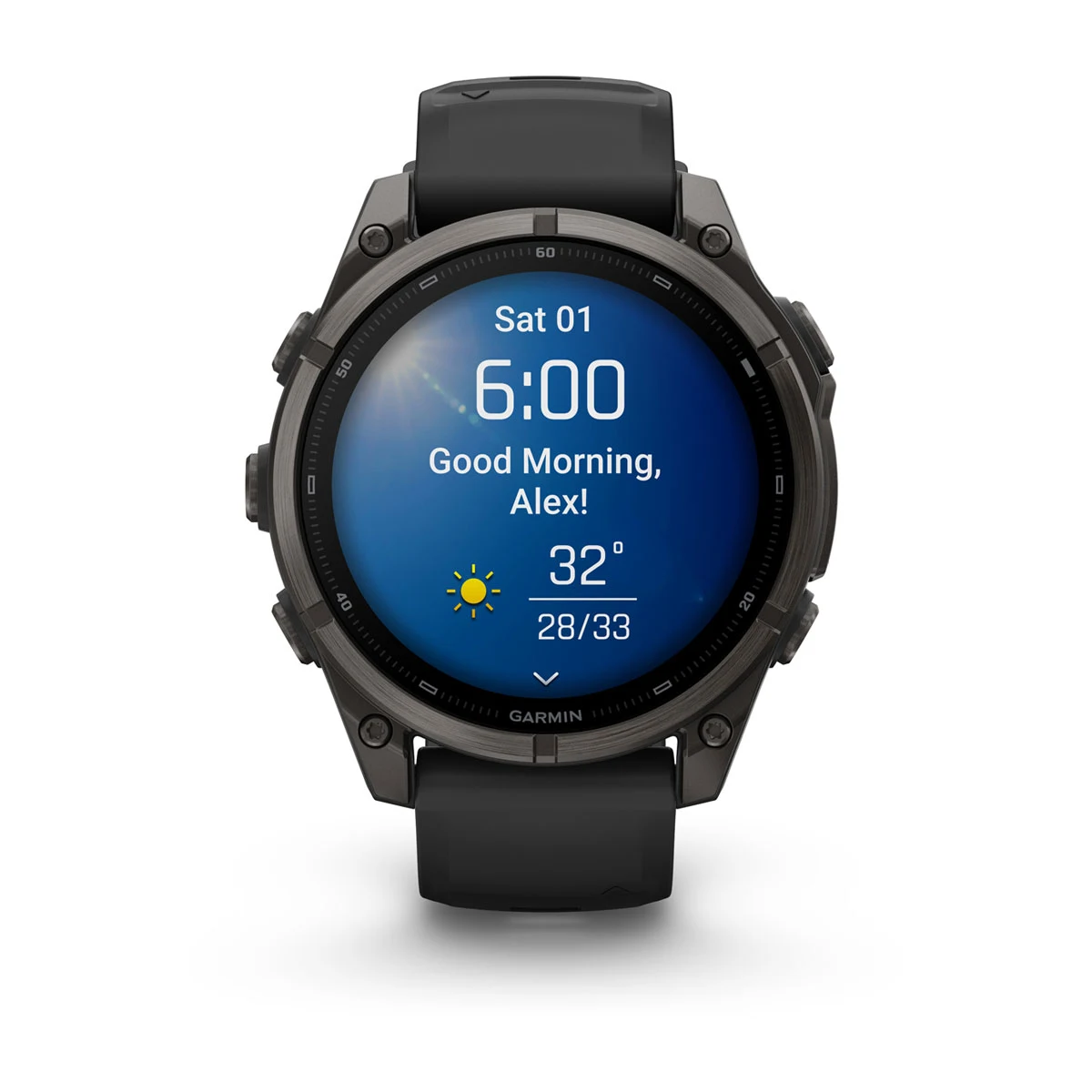 Смарт-годинник Garmin Fenix 9 47mm Carbon Gray DLC Titanium with Black Silicone Band (010-04762-10/11)