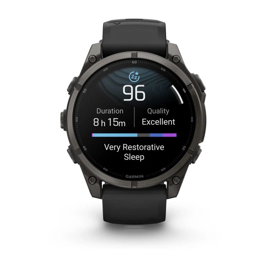 Смарт-годинник Garmin Fenix 9 47mm Carbon Gray DLC Titanium with Black Silicone Band (010-04762-10/11)