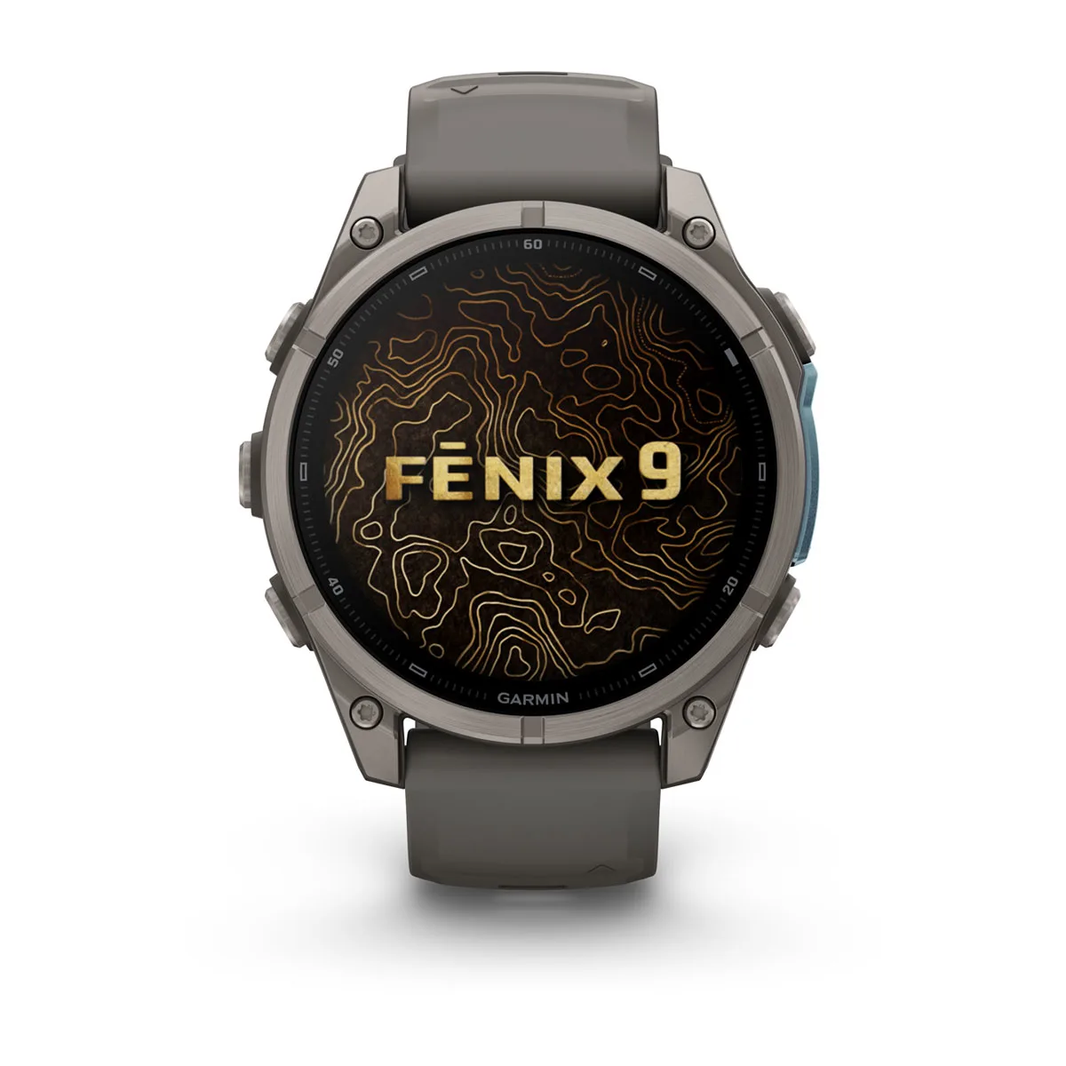 Смарт-годинник Garmin Fenix 9 47mm Titanium with Pebble Gray Silicone Band (010-04762-00/01)