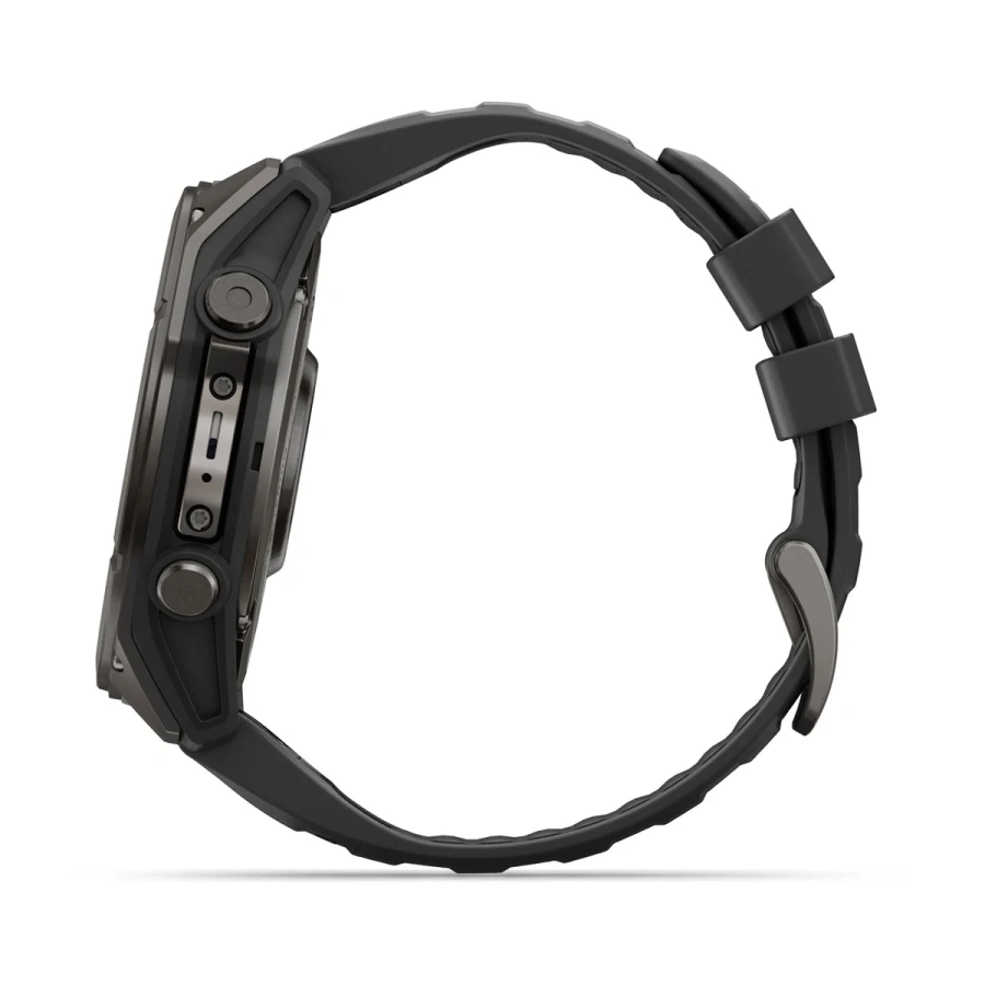 Смарт-годинник Garmin Fenix 9 51mm Carbon Gray DLC Titanium with Black Silicone Band (010-04763-10/11)