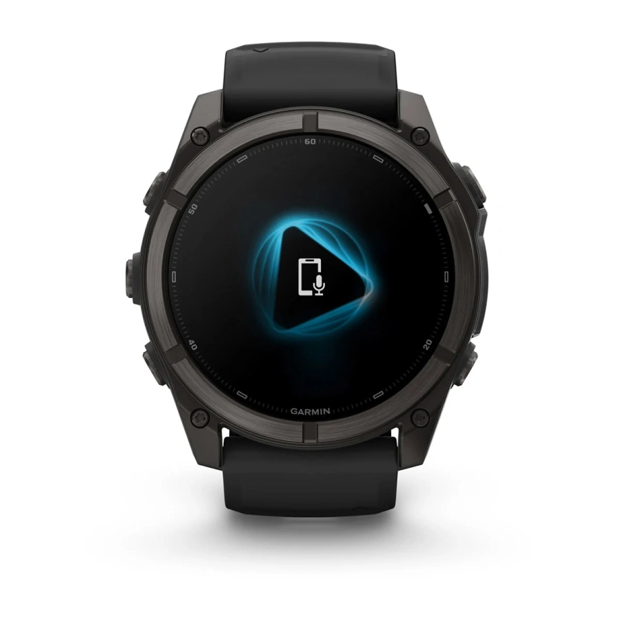 Смарт-годинник Garmin Fenix 9 51mm Carbon Gray DLC Titanium with Black Silicone Band (010-04763-10/11)