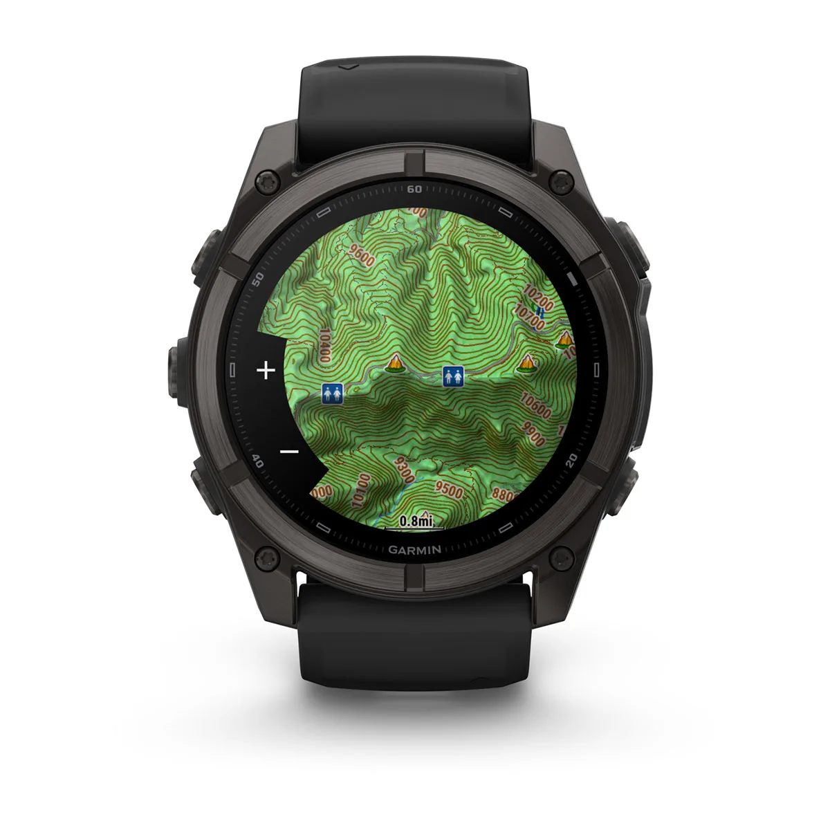 Смарт-годинник Garmin Fenix 9 51mm Carbon Gray DLC Titanium with Black Silicone Band (010-04763-10/11)
