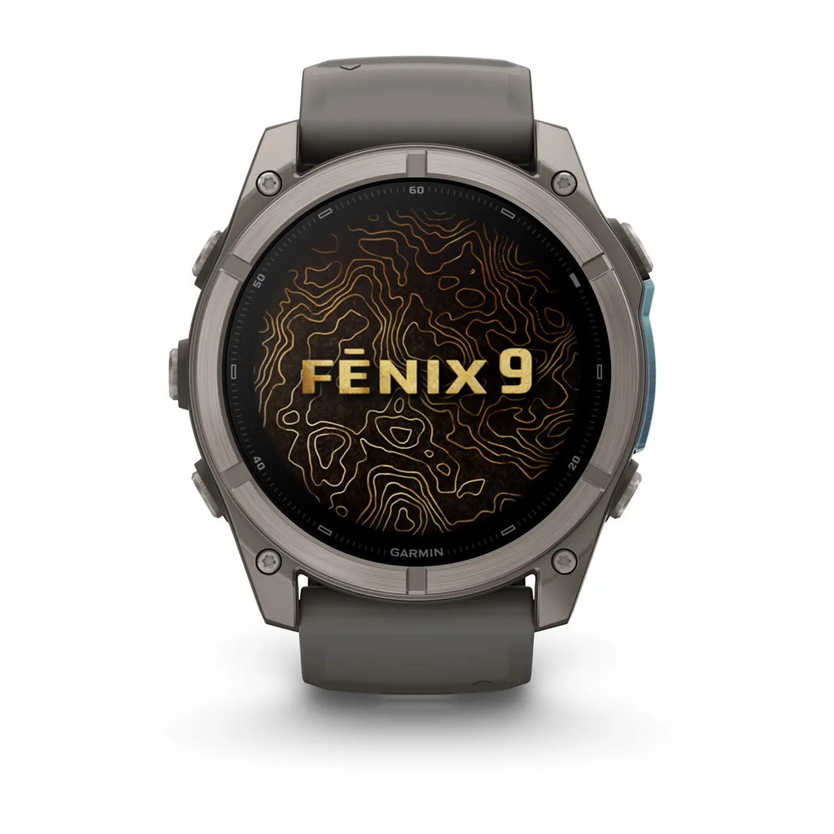 Смарт-годинник Garmin Fenix 9 51mm Titanium with Pebble Gray Silicone Band (010-04763-00/01)
