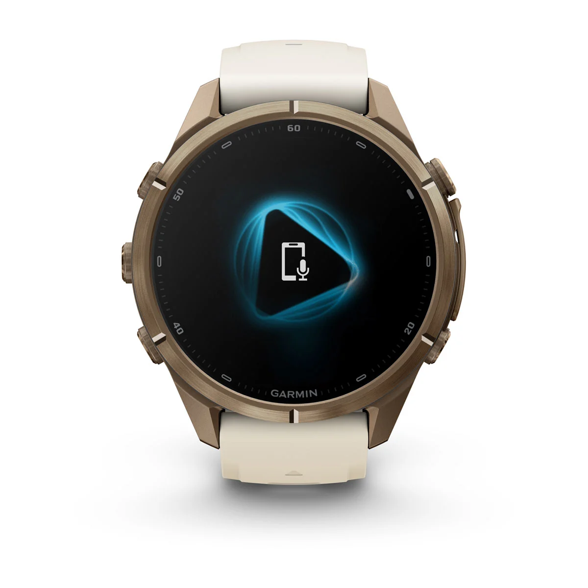 Смарт-годинник Garmin Fenix 9 Pro 43mm Autumn Gold Titanium Case with Cream/French Gray Silicone Band (010-04335-25/26)