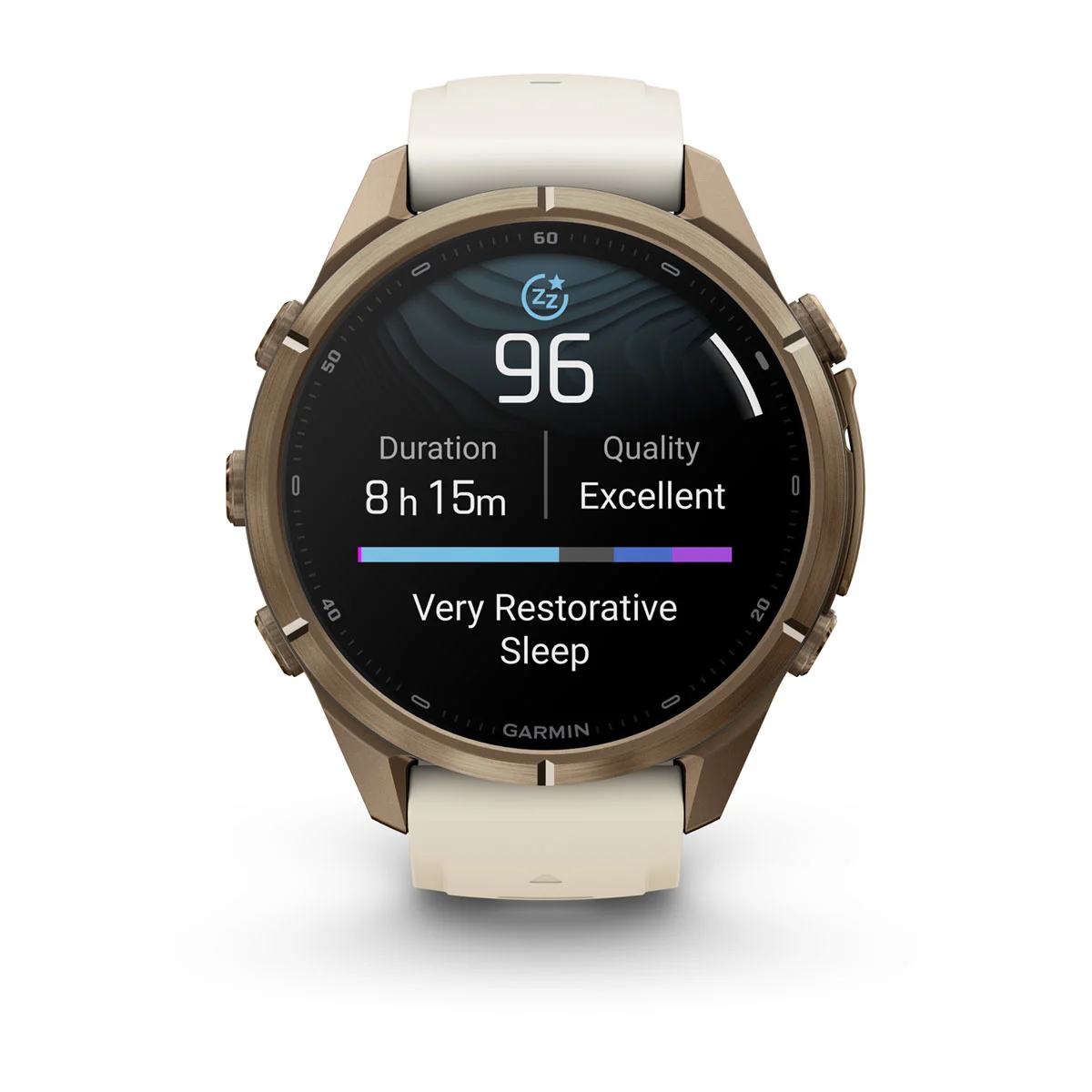 Смарт-годинник Garmin Fenix 9 Pro 43mm Autumn Gold Titanium Case with Cream/French Gray Silicone Band (010-04335-25/26)