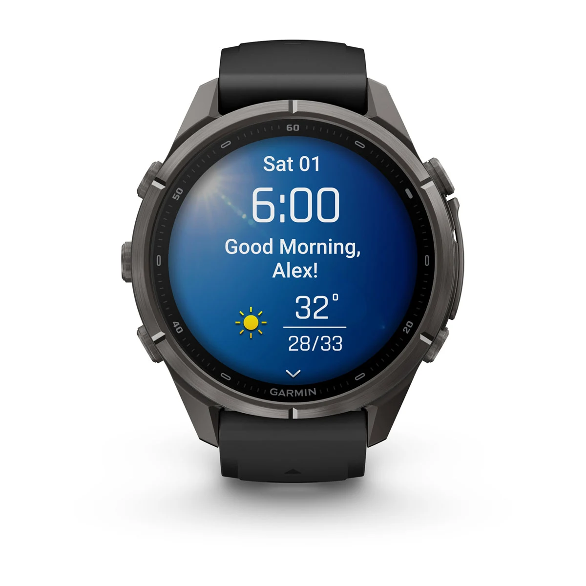 Смарт-годинник Garmin Fenix 9 Pro 43mm Carbon Gray DLC Titanium Case with Black/Pebble Gray Silicone Band (010-04335-15/16)
