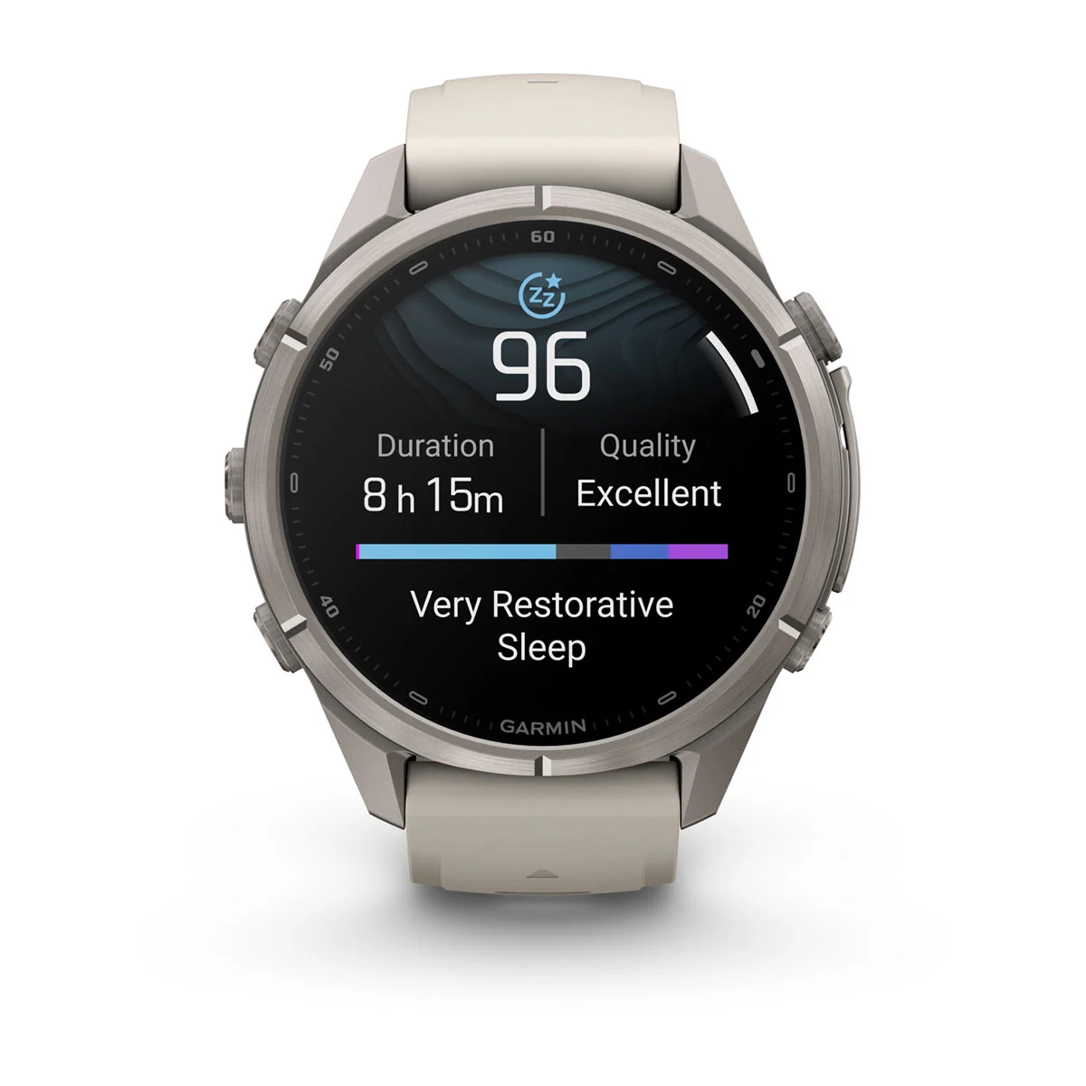 Смарт-годинник Garmin Fenix 9 Pro 43mm Titanium Case with Fog Gray/Dark Sandstone Silicone Band (010-04335-85/86)