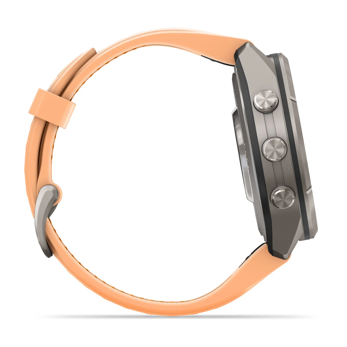 Смарт-годинник Garmin Fenix 9 Pro 43mm Titanium Case with Shell Pink/Autumn Orange Silicone Band (010-04335-05/06)