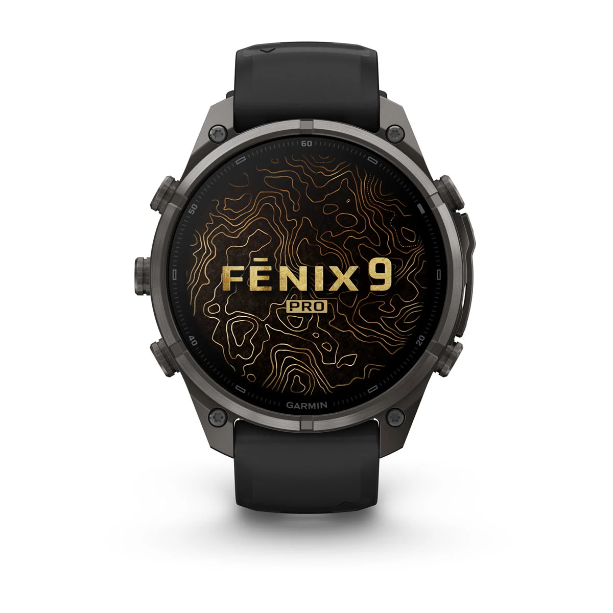 Смарт-годинник Garmin Fenix 9 Pro 47mm Carbon Gray DLC Titanium Case with Black/Pebble Gray Silicone Band (010-04336-15/16)