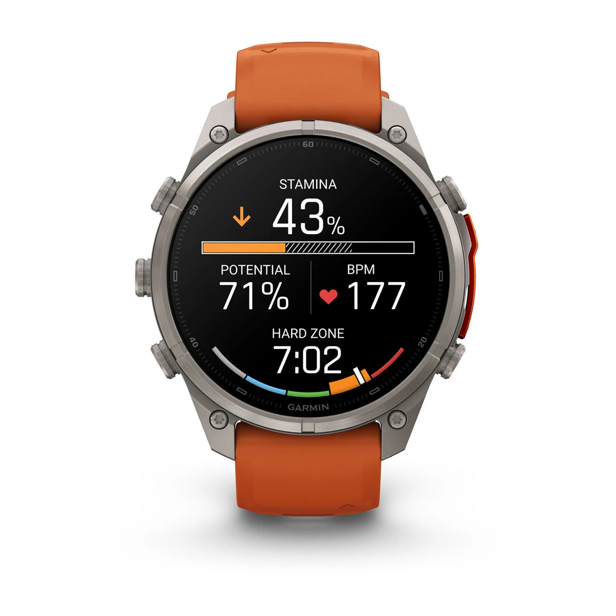 Смарт-годинник Garmin Fenix 9 Pro 47mm Titanium Case with Autumn Orange/Spark Orange Silicone Band (010-04336-05/06)