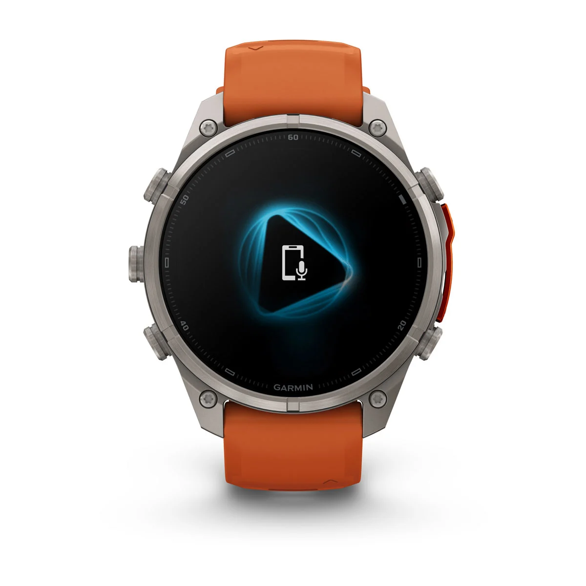 Смарт-годинник Garmin Fenix 9 Pro 47mm Titanium Case with Autumn Orange/Spark Orange Silicone Band (010-04336-05/06)