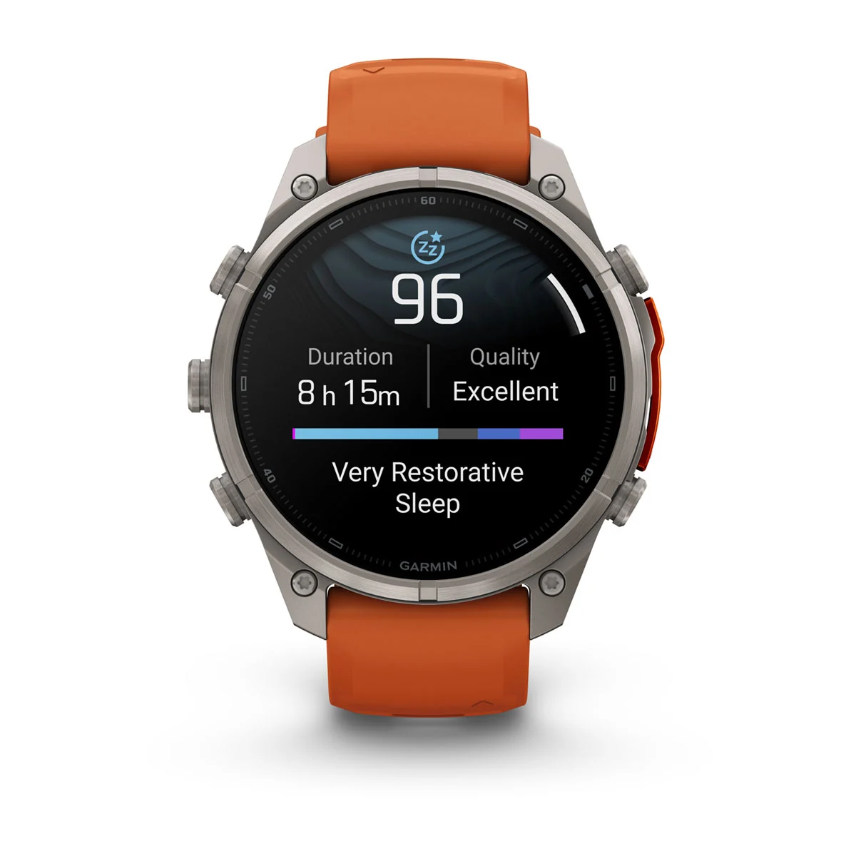 Смарт-годинник Garmin Fenix 9 Pro 47mm Titanium Case with Autumn Orange/Spark Orange Silicone Band (010-04336-05/06)