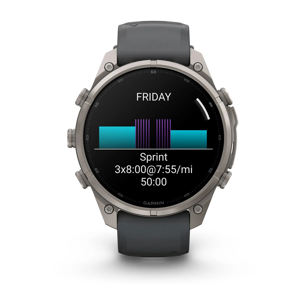 Смарт-годинник Garmin Fenix 9 Pro 47mm Titanium Case with Graphite/Black Silicone Band (010-04336-25/26)