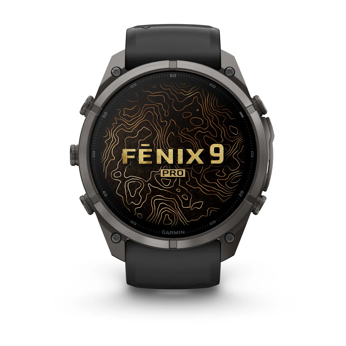 Смарт-годинник Garmin Fenix 9 Pro inReach 51mm Carbon Gray DLC Titanium Case with Black/Pebble Gray Silicone Band (010-04337-10/11)