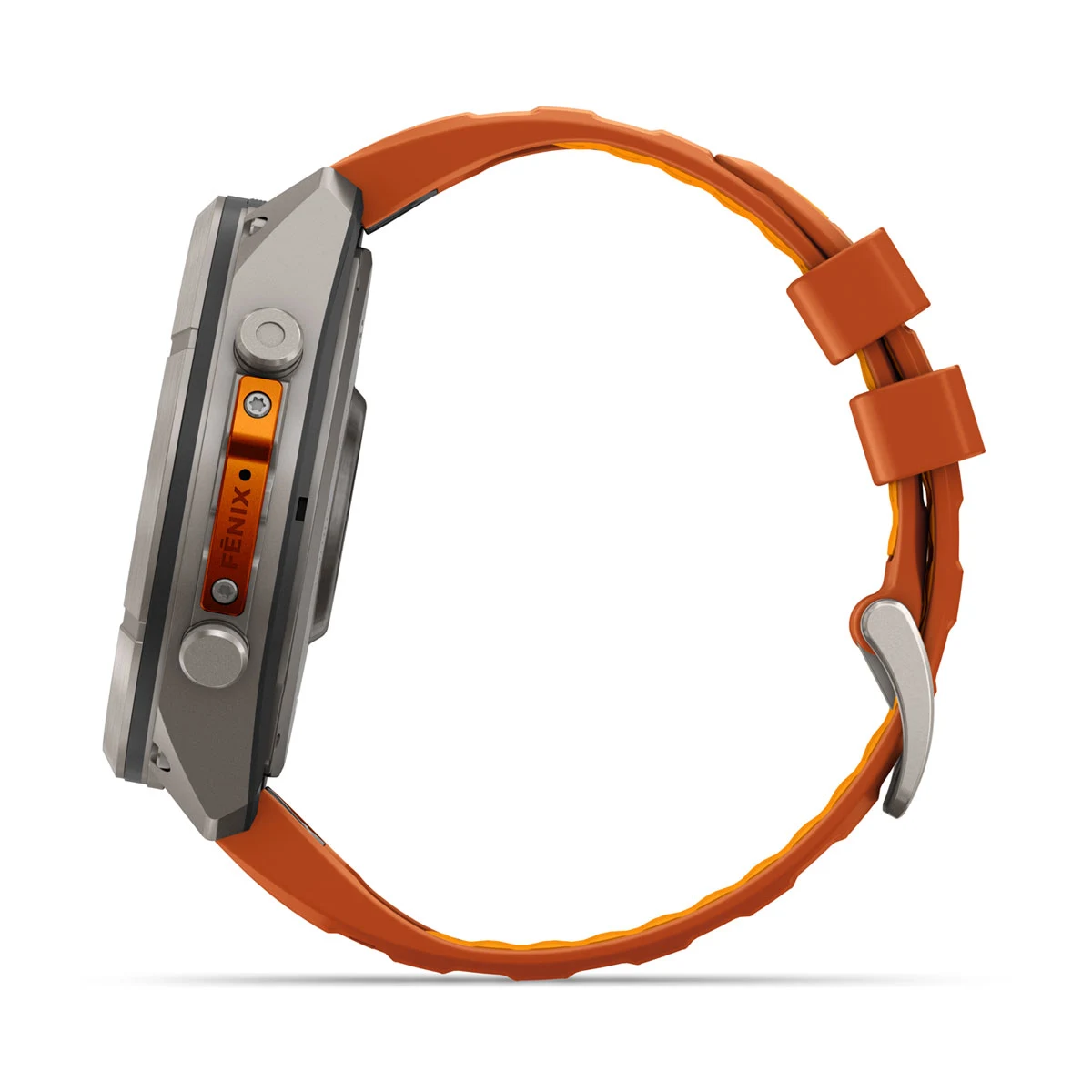 Смарт-годинник Garmin Fenix 9 Pro 51mm Titanium Case with Autumn Orange/Spark Orange Silicone Band (010-04337-05/06)
