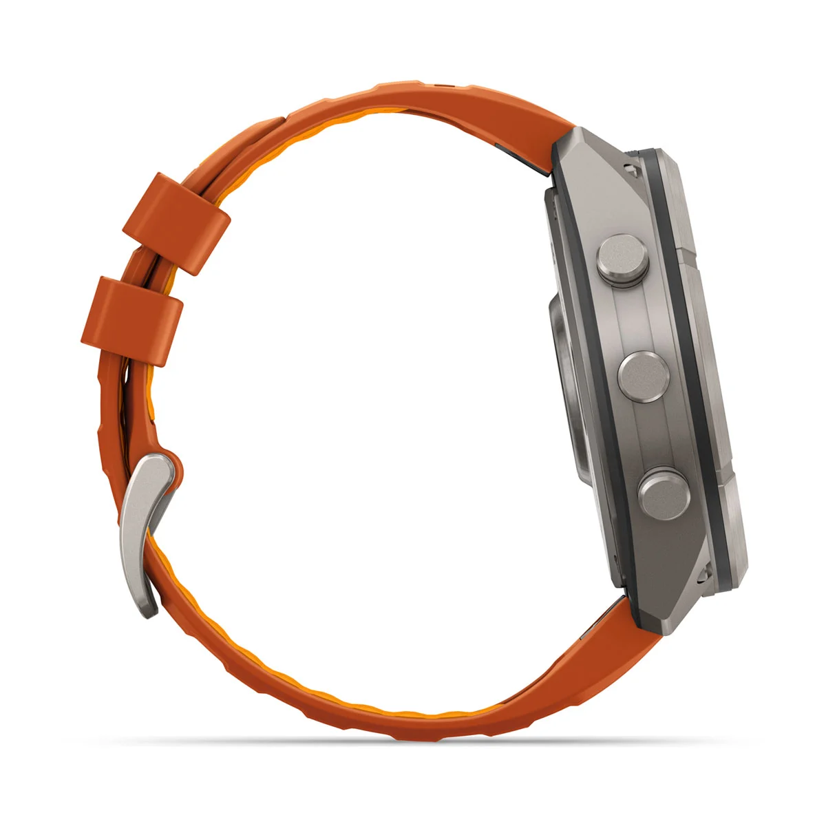 Смарт-годинник Garmin Fenix 9 Pro 51mm Titanium Case with Autumn Orange/Spark Orange Silicone Band (010-04337-05/06)