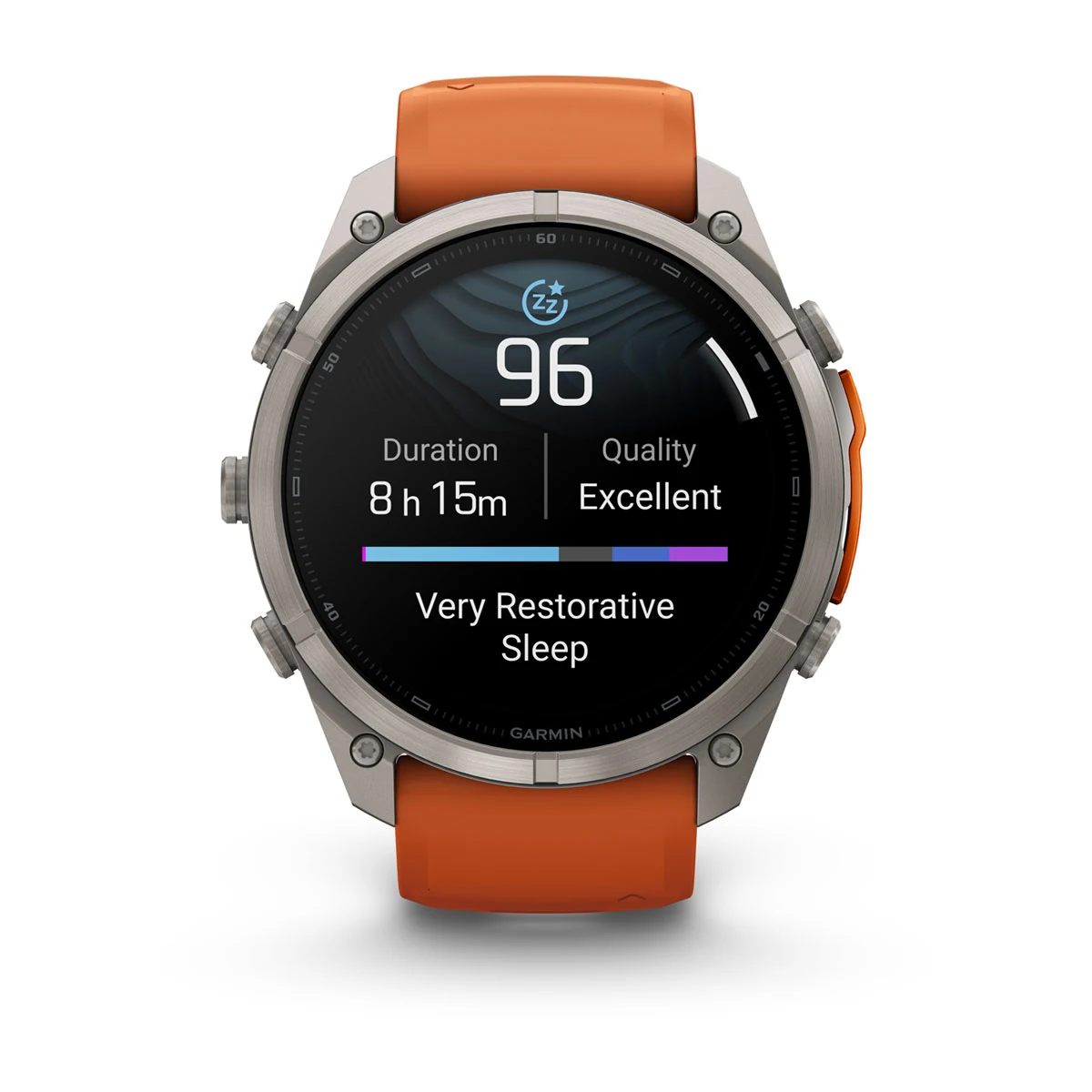 Смарт-годинник Garmin Fenix 9 Pro 51mm Titanium Case with Autumn Orange/Spark Orange Silicone Band (010-04337-05/06)