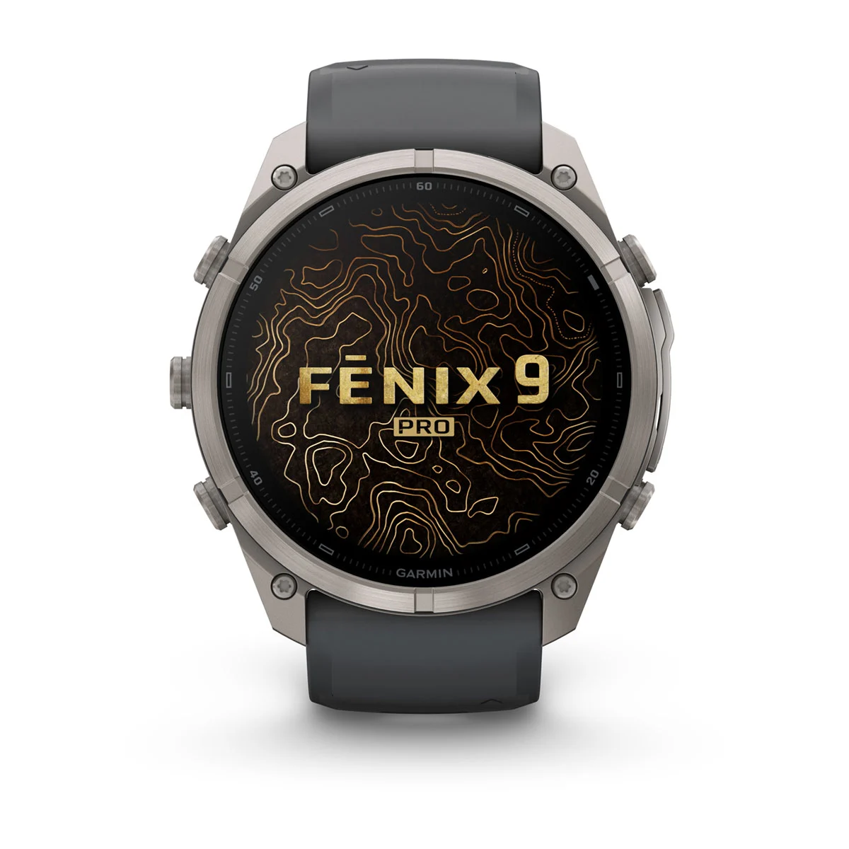 Смарт-годинник Garmin Fenix 9 Pro inReach 51mm Titanium Case with Graphite/Black Silicone Band (010-04337-20/21)