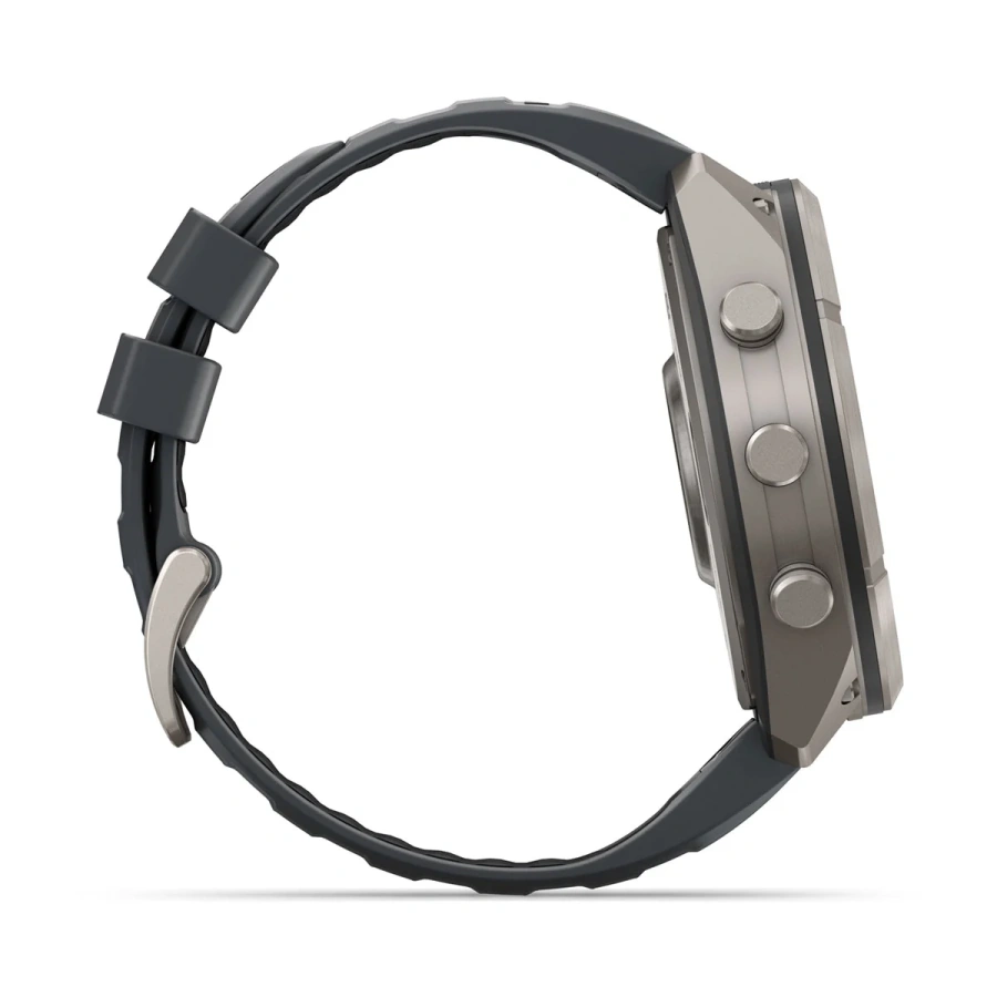 Смарт-годинник Garmin Fenix 9 Pro inReach 51mm Titanium Case with Graphite/Black Silicone Band (010-04337-20/21)