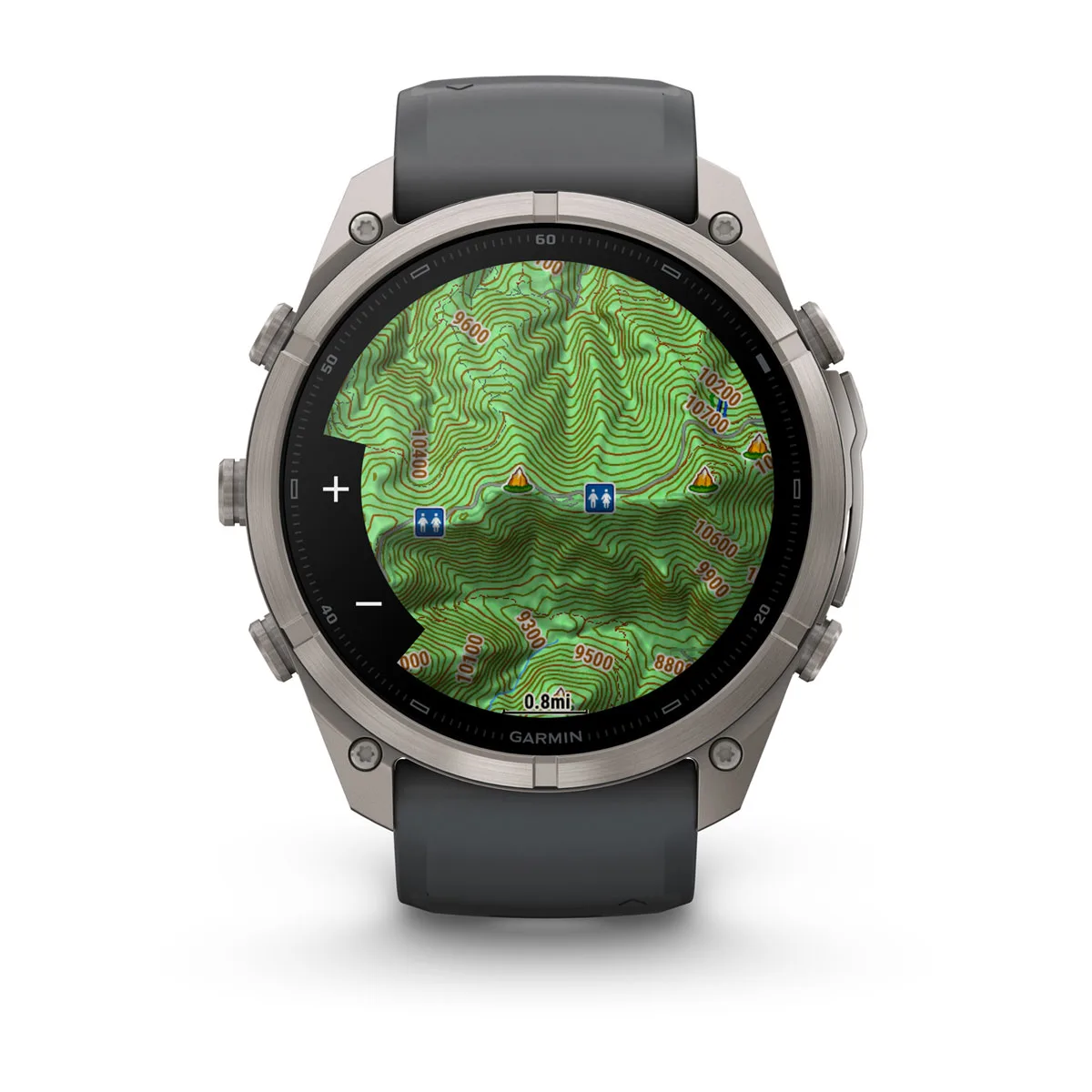 Смарт-годинник Garmin Fenix 9 Pro inReach 51mm Titanium Case with Graphite/Black Silicone Band (010-04337-20/21)