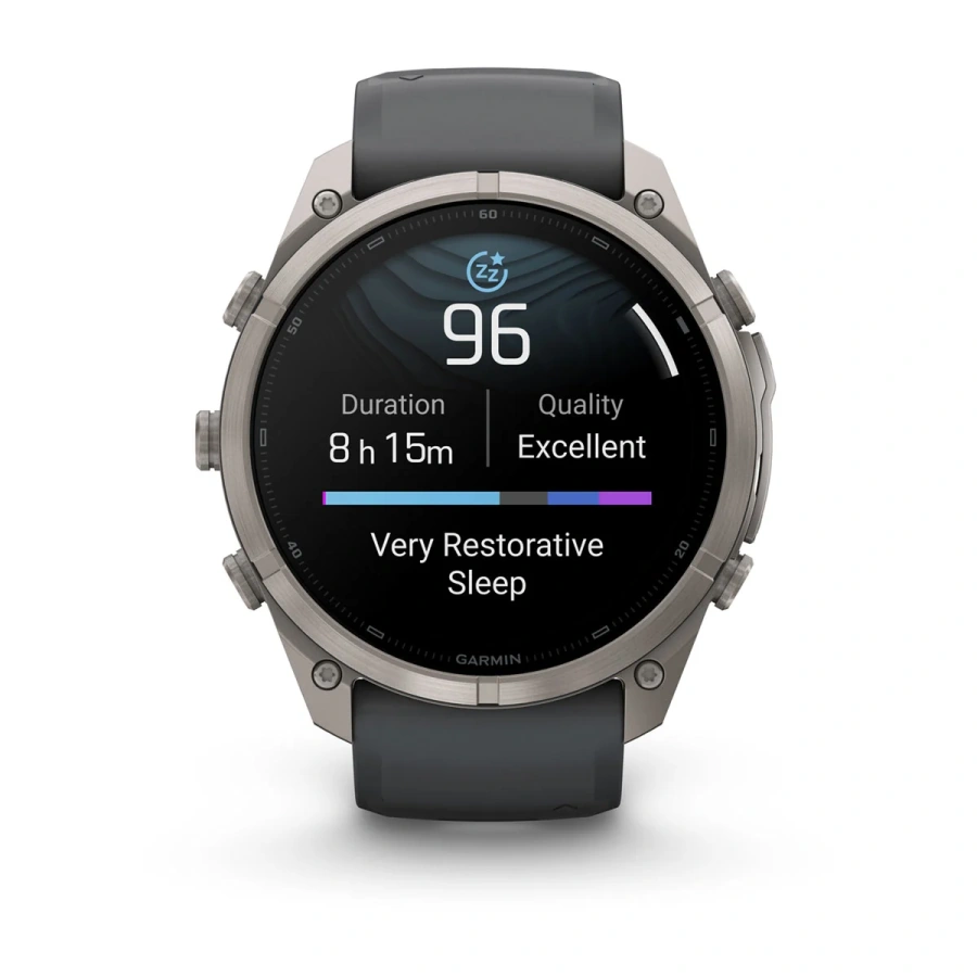 Смарт-годинник Garmin Fenix 9 Pro inReach 51mm Titanium Case with Graphite/Black Silicone Band (010-04337-20/21)