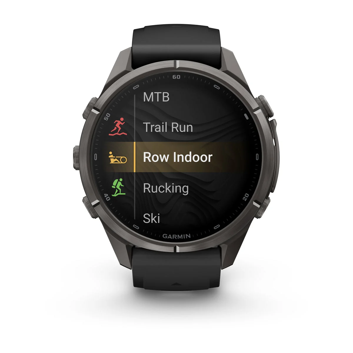 Смарт-годинник Garmin Fenix 9 Pro inReach 43mm Carbon Gray DLC Titanium Case with Black/Pebble Gray Silicone Band (010-04335-10/11)