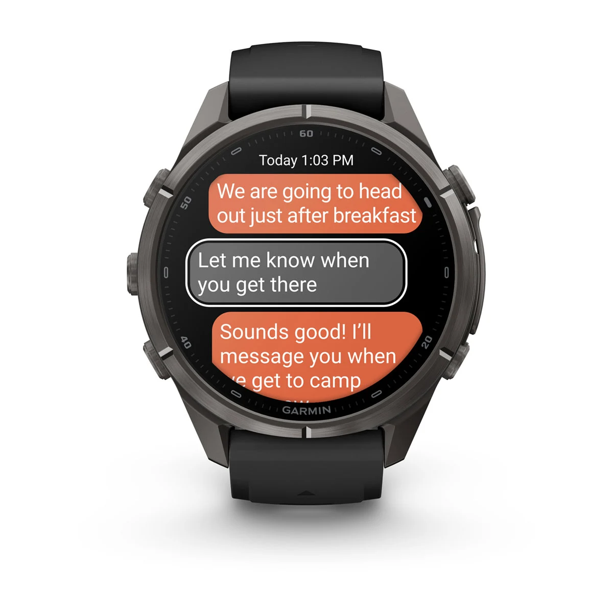 Смарт-годинник Garmin Fenix 9 Pro inReach 43mm Carbon Gray DLC Titanium Case with Black/Pebble Gray Silicone Band (010-04335-10/11)