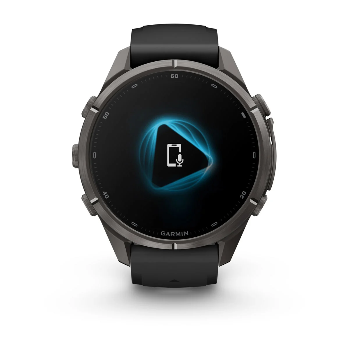 Смарт-годинник Garmin Fenix 9 Pro inReach 43mm Carbon Gray DLC Titanium Case with Black/Pebble Gray Silicone Band (010-04335-10/11)