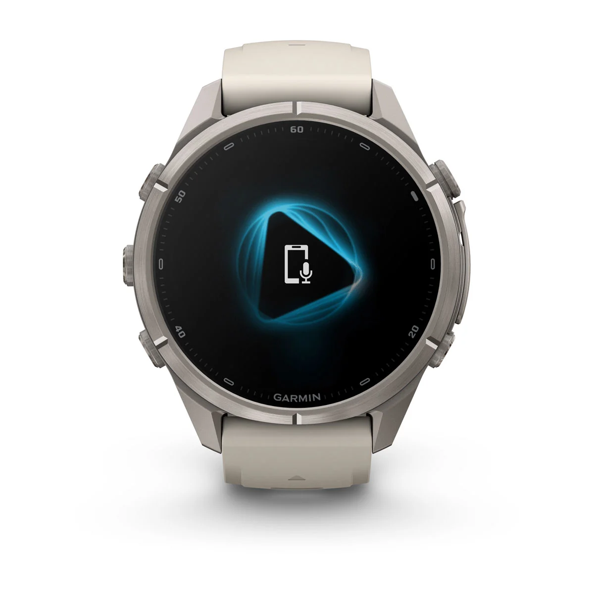 Смарт-годинник Garmin Fenix 9 Pro inReach 43mm Titanium Case with Fog Gray/Dark Sandstone Silicone Band (010-04335-80/81)