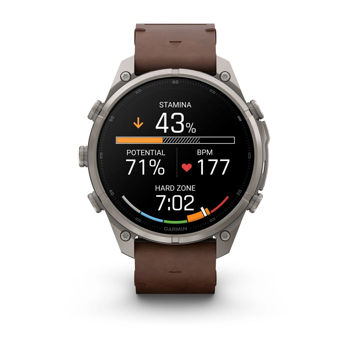 Смарт-годинник Garmin Fenix 9 Pro inReach 47mm Titanium Case with Walnut Leather Band (010-04336-40)