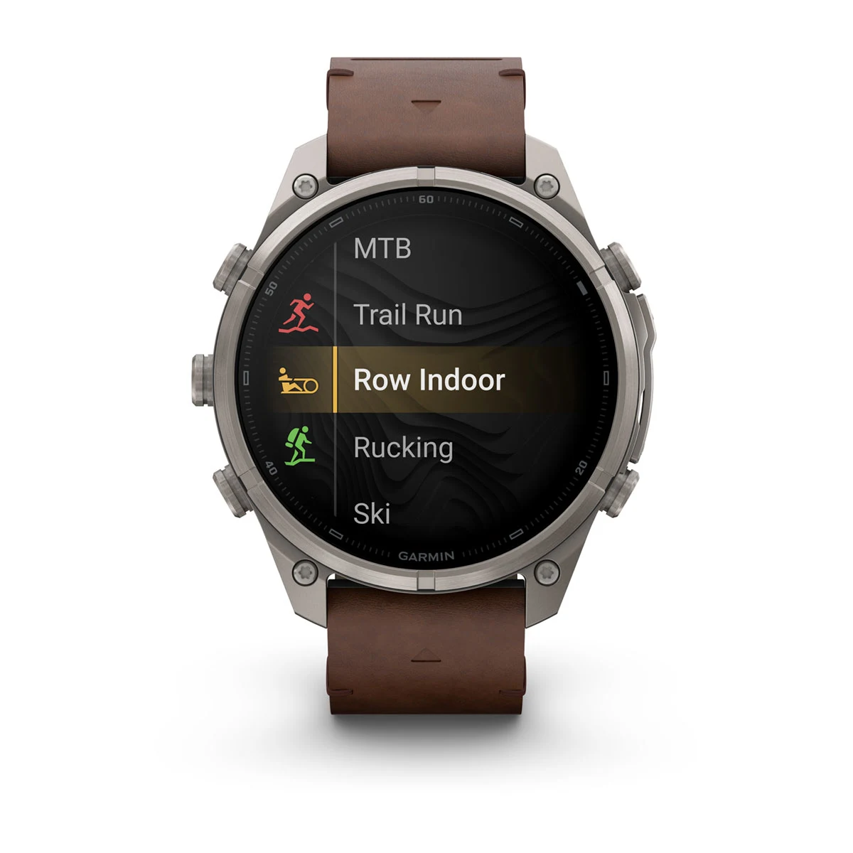 Смарт-годинник Garmin Fenix 9 Pro inReach 47mm Titanium Case with Walnut Leather Band (010-04336-40)