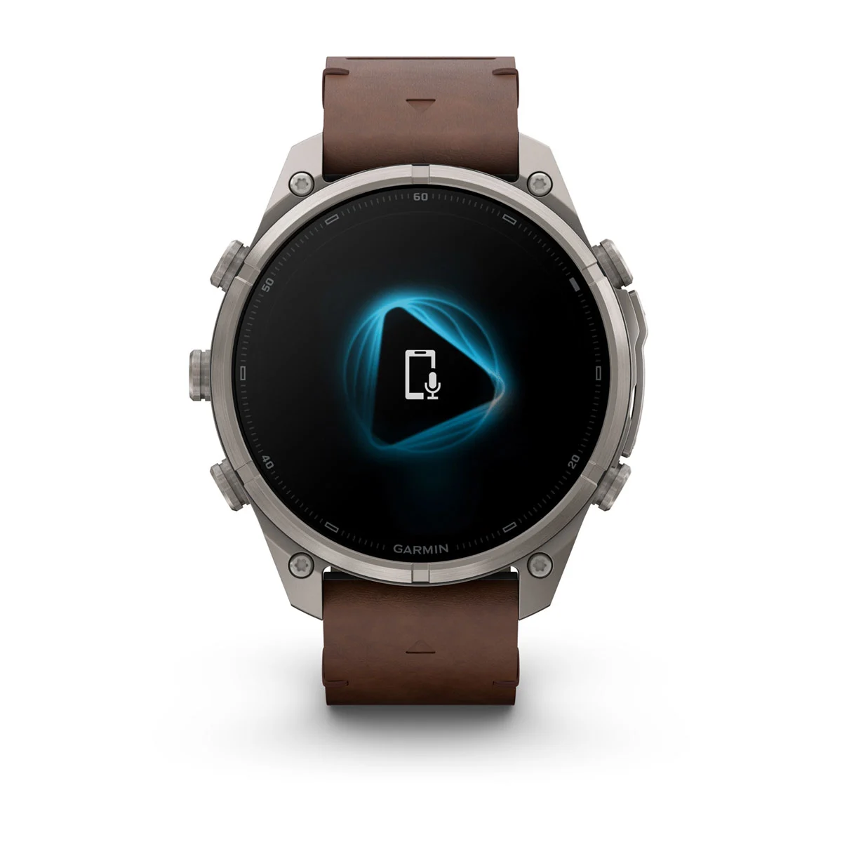 Смарт-годинник Garmin Fenix 9 Pro inReach 47mm Titanium Case with Walnut Leather Band (010-04336-40)