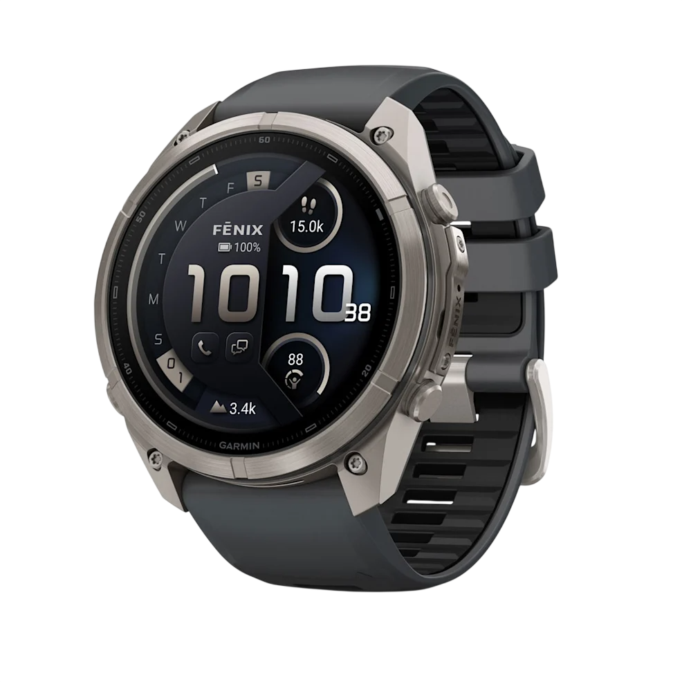 Смарт-годинник Garmin Fenix 9 Pro inReach 51mm Titanium Case with Graphite/Black Silicone Band (010-04337-20/21)