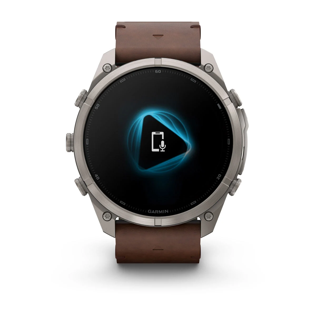 Смарт-годинник Garmin Fenix 9 Pro inReach 51mm Titanium Case with Walnut Leather Band (010-04337-40)