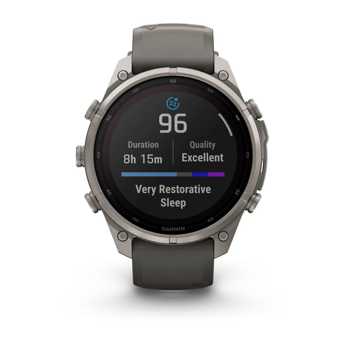 Смарт-годинник Garmin Fenix 9 Pro inReach Solar 47mm Titanium Case with Pebble Gray/Silver Gray Silicone Band (010-04338-00/01)