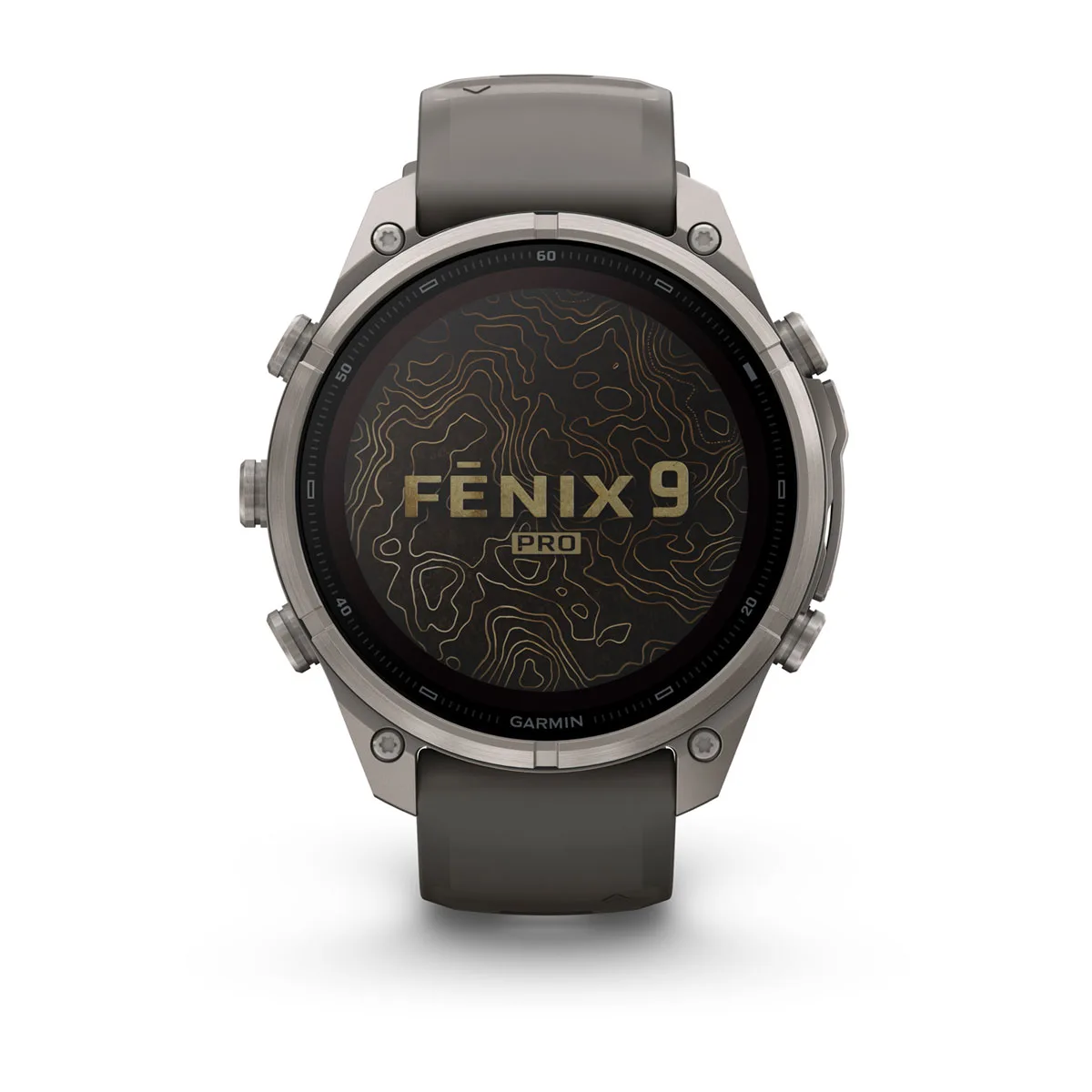 Смарт-годинник Garmin Fenix 9 Pro inReach Solar 47mm Titanium Case with Pebble Gray/Silver Gray Silicone Band (010-04338-00/01)