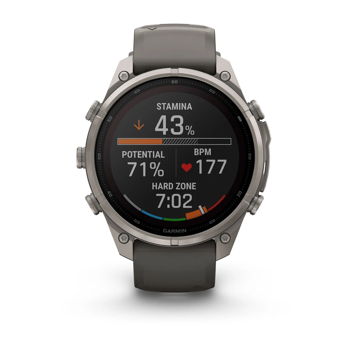 Смарт-годинник Garmin Fenix 9 Pro inReach Solar 47mm Titanium Case with Pebble Gray/Silver Gray Silicone Band (010-04338-00/01)