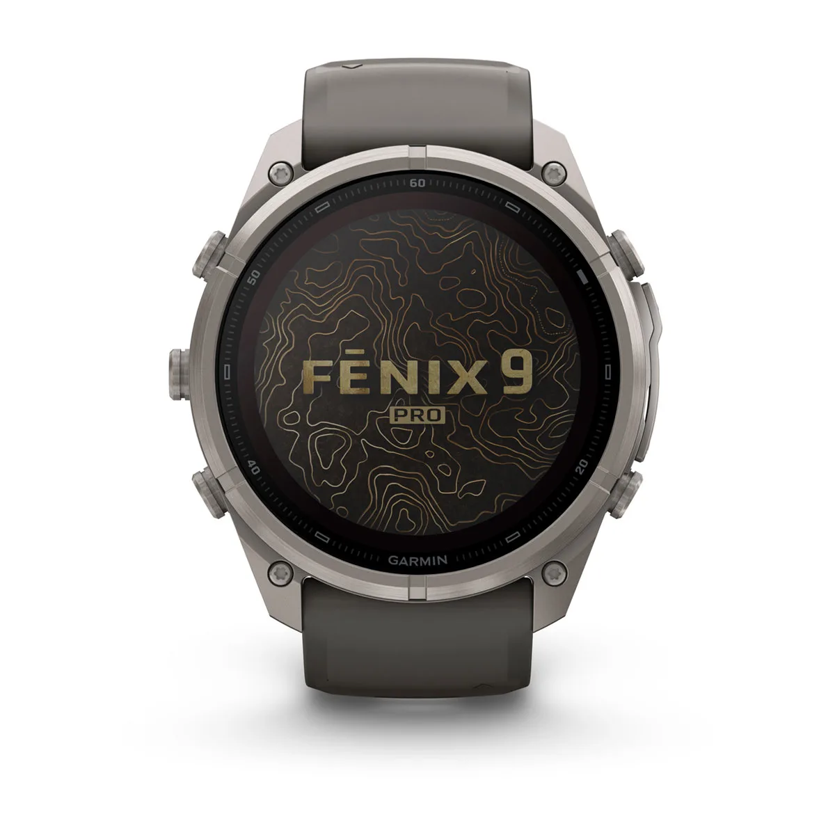 Смарт-годинник Garmin Fenix 9 Pro inReach Solar 51mm Titanium Case with Pebble Gray/Silver Gray Silicone Band (010-04339-00/01)