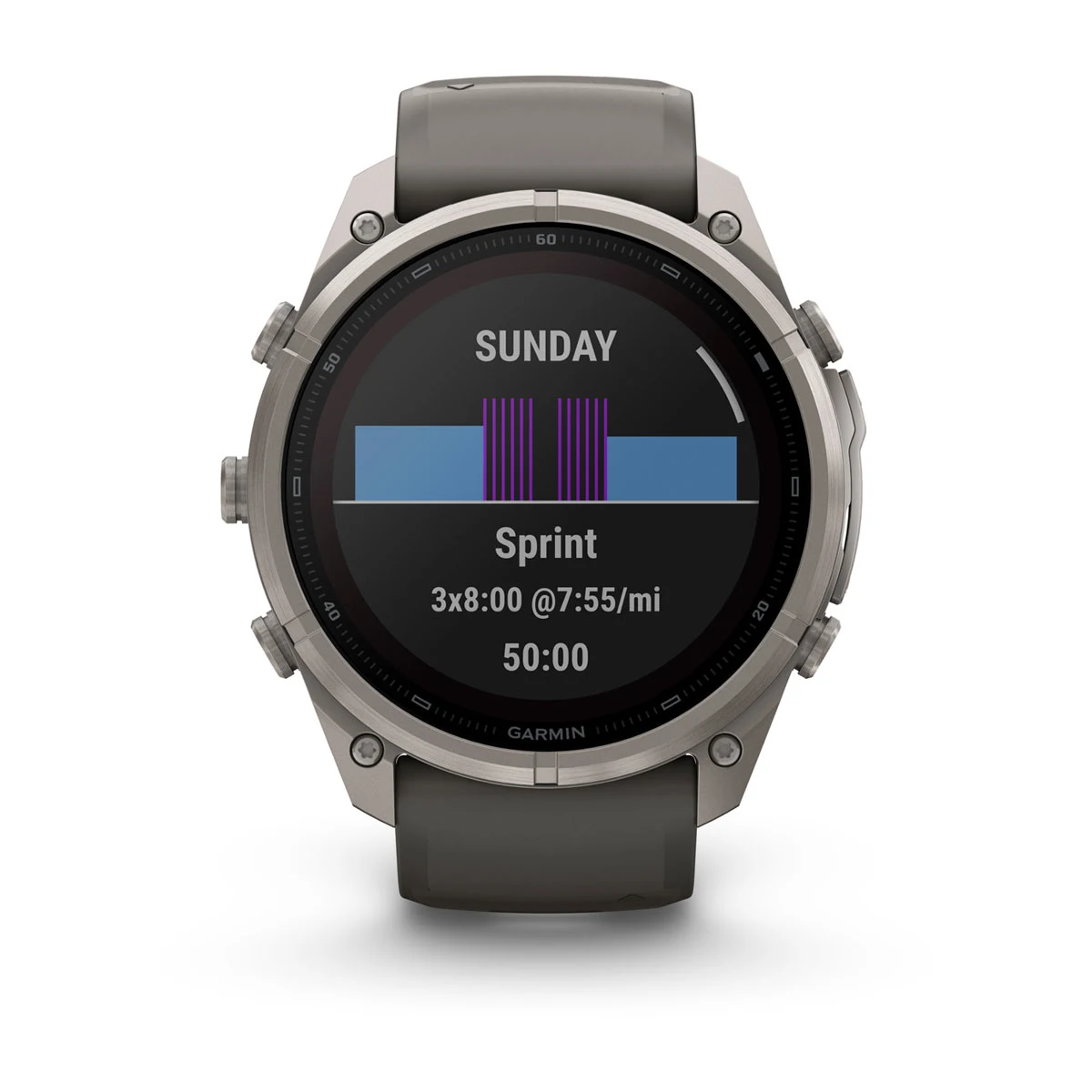 Смарт-годинник Garmin Fenix 9 Pro inReach Solar 51mm Titanium Case with Pebble Gray/Silver Gray Silicone Band (010-04339-00/01)