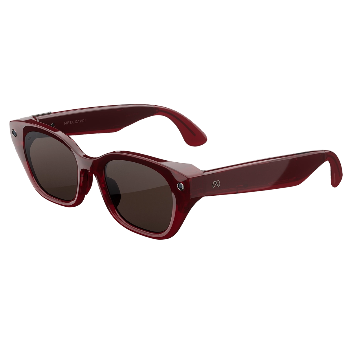 Смарт-окуляри Meta Capri Standard Crimson Frame / Chocolate Polarized Lenses