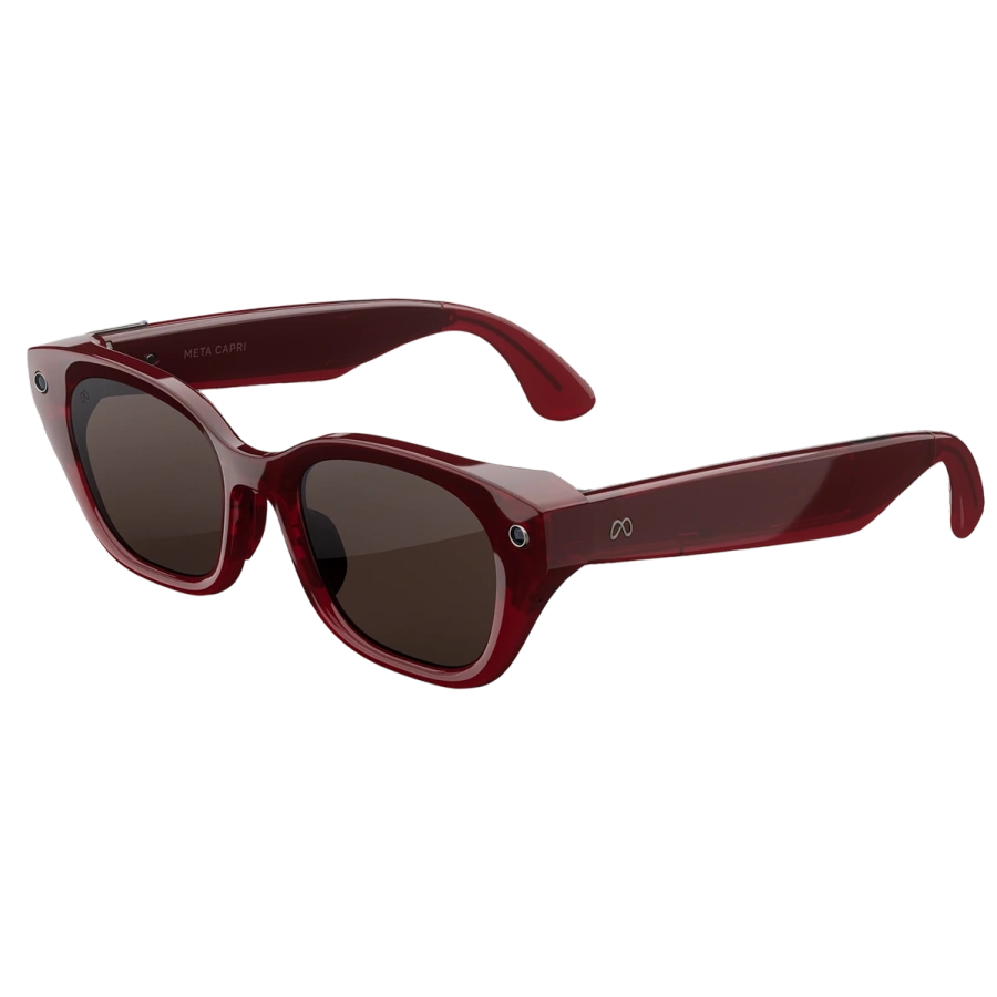 Смарт-окуляри Meta Capri Standard Crimson Frame / Chocolate Polarized Lenses