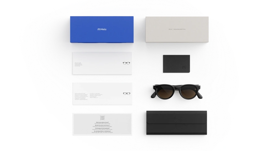 Смарт-окуляри Meta Nova Small Classic Black Frame / Brown Lenses