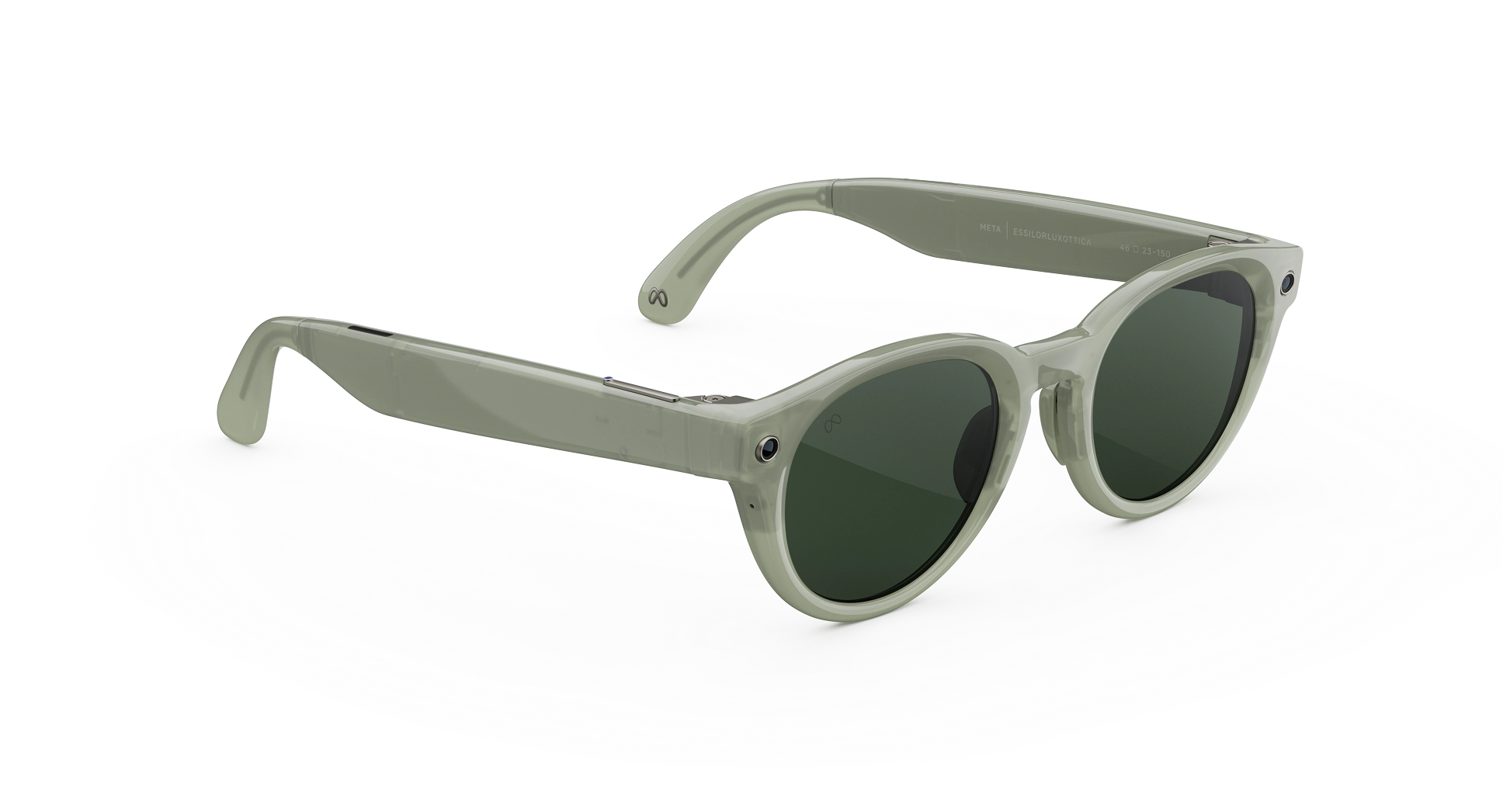 Смарт-окуляри Meta Nova Small Sage Frame / Clear to Emerald Transitions Lenses
