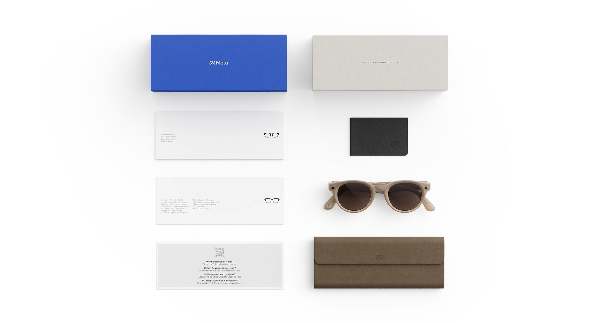 Смарт-окуляри Meta Nova Standard Sandstone Frame / Chocolate Lenses