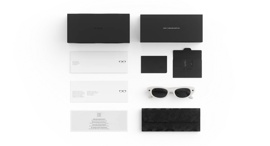 Смарт-окуляри Meta Starfire Kylie Edition Standard Ivory Frame / Black Lenses