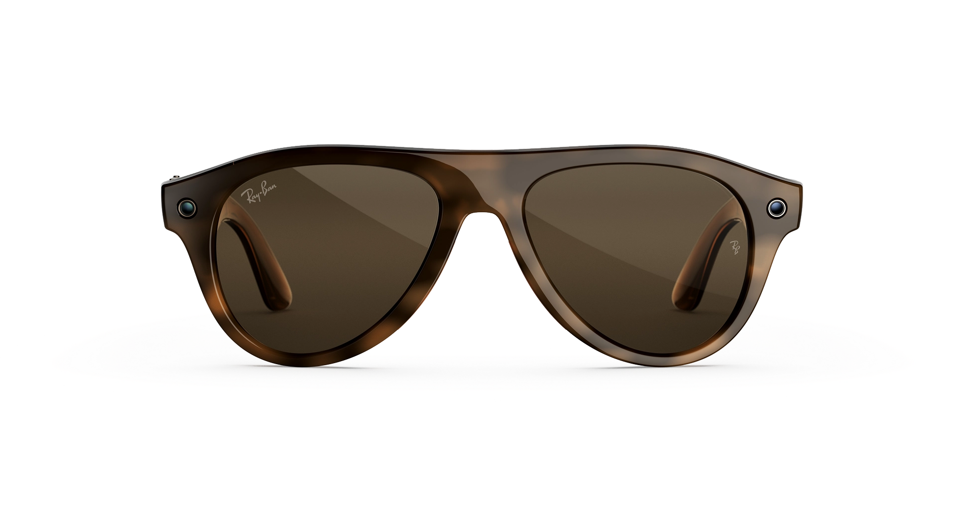 Смарт-очки Ray-Ban | Meta Aviator [Gen 3] Standard Polished Havana Frame / Clear to Brown Transitions Lenses (RW4016 6905M4 54-18)
