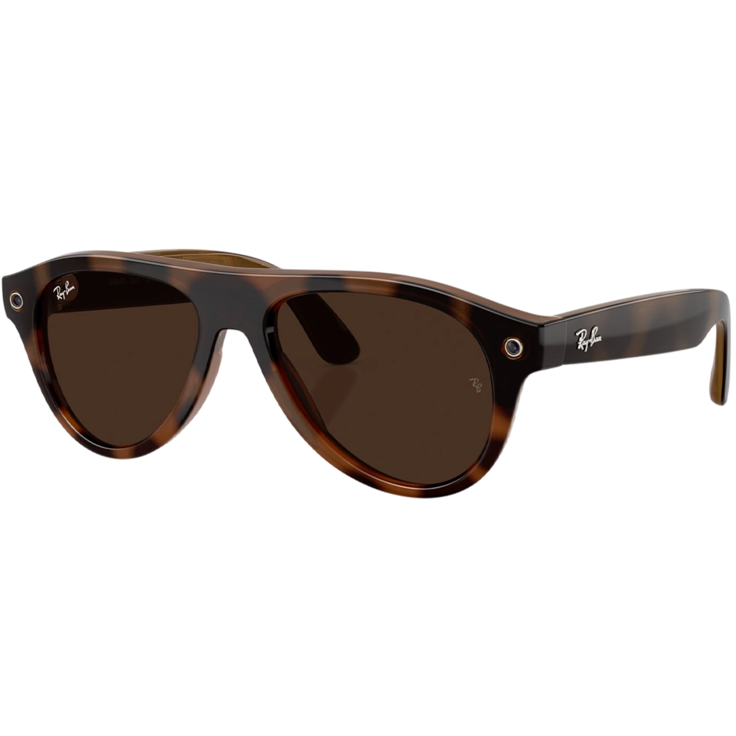 Смарт-окуляри Ray-Ban | Meta Aviator [Gen 3] Standard Polished Havana Frame / Clear to Brown Transitions Lenses (RW4016 6905M4 54-18)