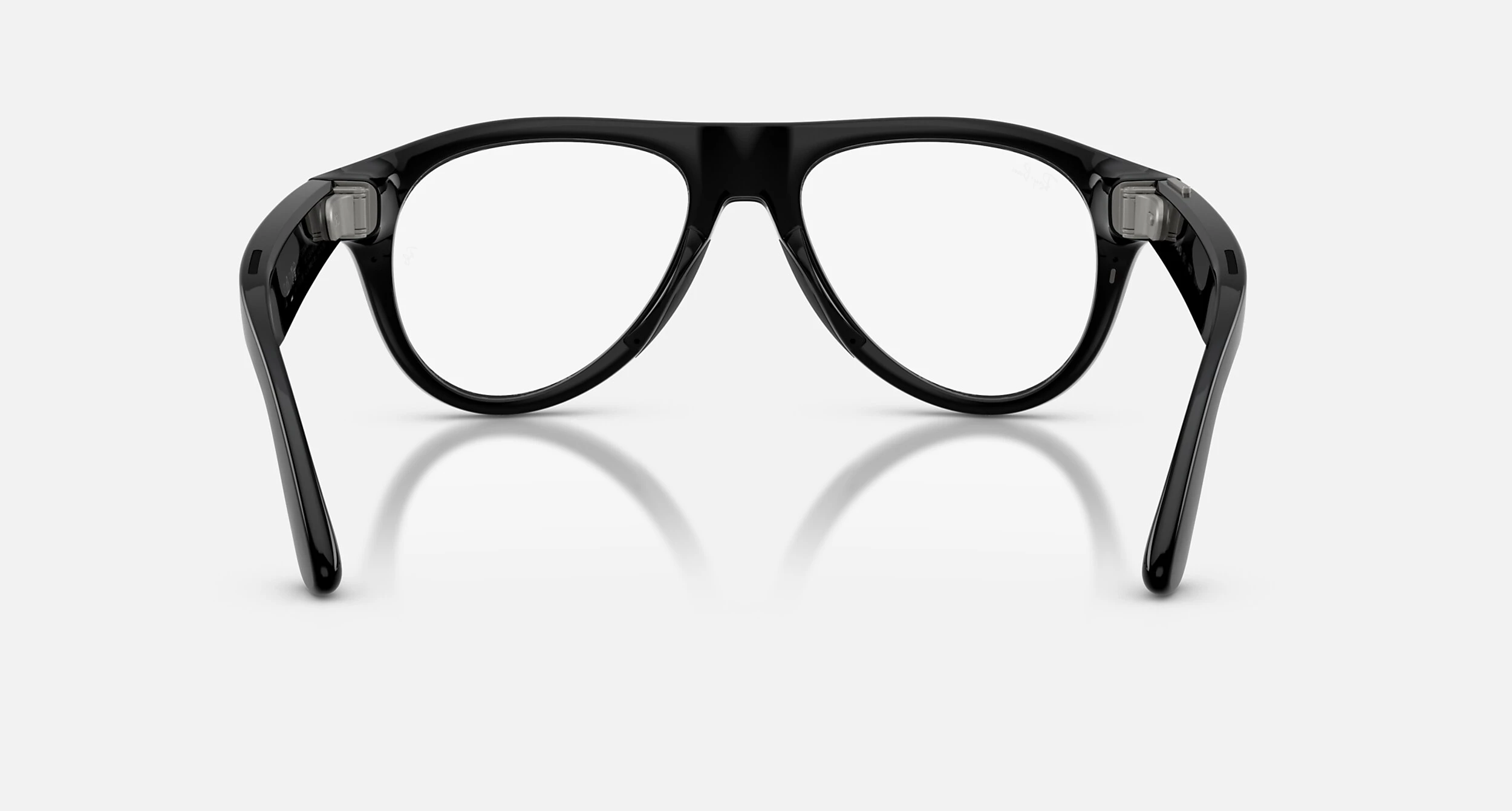 Смарт-очки Ray-Ban | Meta Aviator [Gen 3] Standard Shiny Black Frame / Clear to Green Transitions Lenses (RW4016 6907M4 54-18)