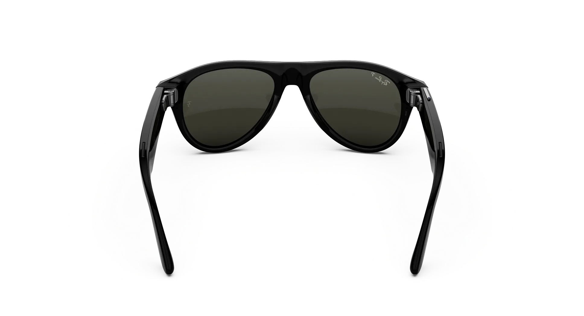 Смарт-окуляри Ray-Ban | Meta Aviator [Gen 3] Standard Shiny Black Frame / Green Polarized Lenses (RW4016 601/9A 54-18)