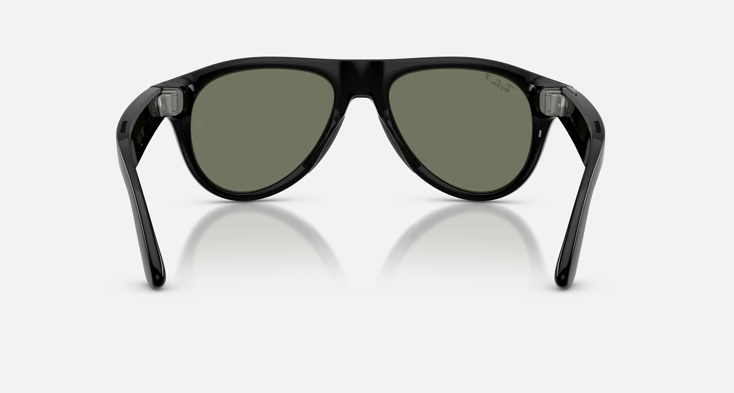 Смарт-окуляри Ray-Ban | Meta Aviator [Gen 3] Standard Shiny Black Frame / Green Polarized Lenses (RW4016 601/9A 54-18)